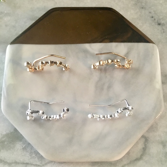 Big Dipper Constellation Star Climber Earrings - Picture 6 of 8